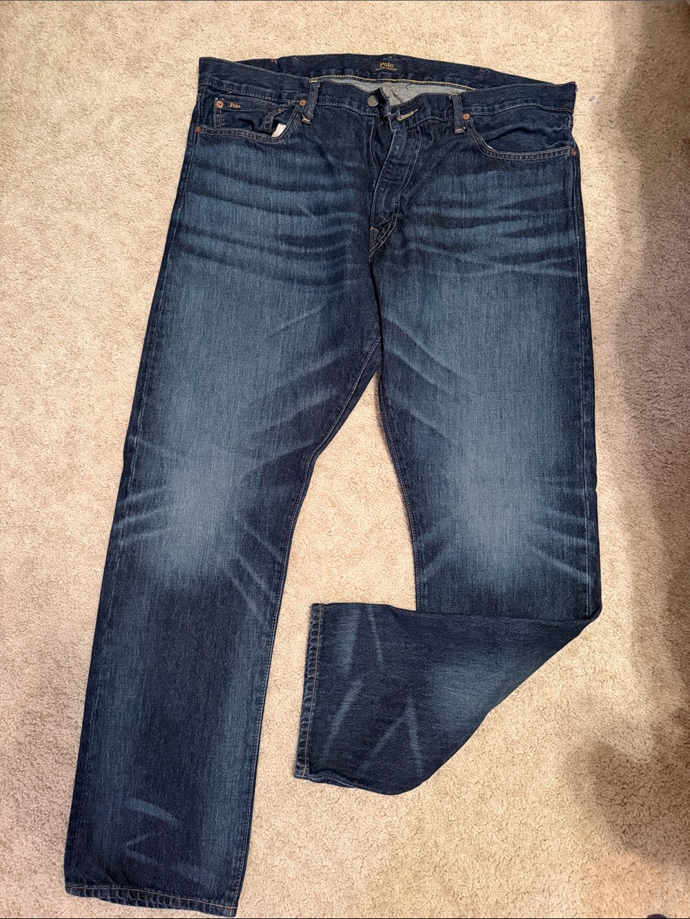 Polo by Ralph Lauren Men's Indigo Straight Jeans